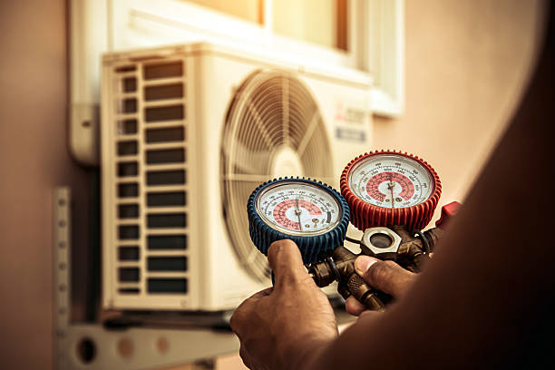 Professional Heat Pump Repair technician working in Salem, SD